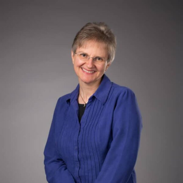 Judy Bieker posing for a photo